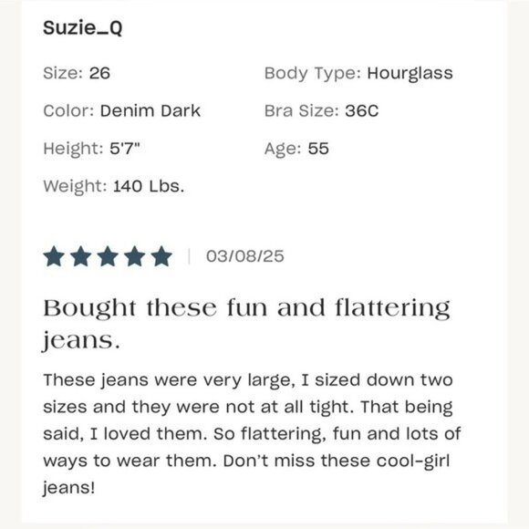 NWT Size 33 Tall (Waist 20.25") - The Adi Tuxedo Mid-Rise Flare Jeans by Pilcro - Picture 8 of 16